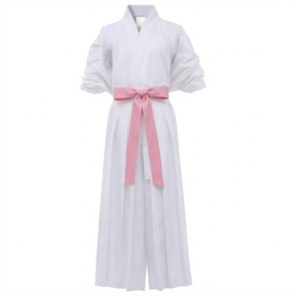 White & Pink Aikido Uniform – Premium Martial Arts Gi